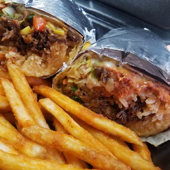 Fatima's Grill - Ranchero brisket burrito. My first time and it was good kant wait to try other things i know its gone be bomb.com - Mediterranean Near Me - Downey, California Fatima's Grill - Ranchero brisket burrito. My first time and it was good kant wait to try other things i know its gone be bomb.com - Mediterranean Near Me - Downey, California