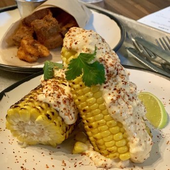 Bravery Chef Hall - Elote at Cherry Block - Food Court Near Me - Houston, Texas