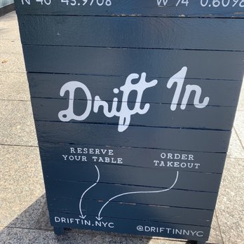 Drift In - Sign - Seafood Near Me - New York, New York Drift In - Sign - Seafood Near Me - New York, New York