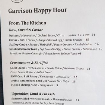 The Garrison - (10/3/24) - Seafood Near Me - Seattle, Washington The Garrison - (10/3/24) - Seafood Near Me - Seattle, Washington