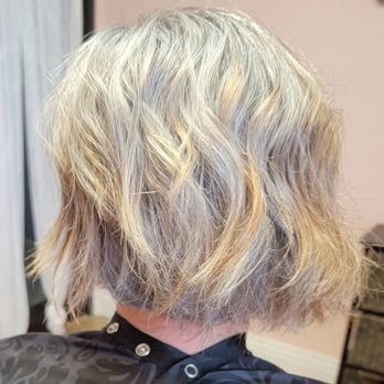 Mane_Lobby - Asymmetrical bob shown with soft beach waves - Skin Care Near Me - North Las Vegas, Nevada Mane_Lobby - Asymmetrical bob shown with soft beach waves - Skin Care Near Me - North Las Vegas, Nevada