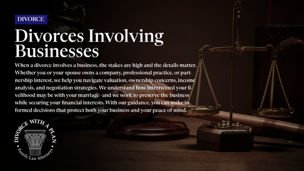 Divorce Involving Business - Divorces involving businesses can be incredibly complex, as they require a thorough understanding of both family law and business law. Divorce Involving Business - Divorces involving businesses can be incredibly complex, as they require a thorough understanding of both family law and business law.