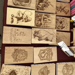 Davis Craft and Vintage Fair - Wooden notebooks
