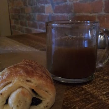 Common Grounds Coffee Cafe & Bakery - Chocolate croissant and coffee - Coffee & Tea Near Me - Strafford, Missouri