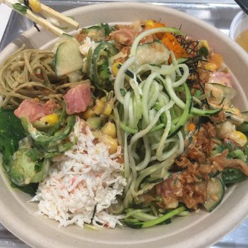 Square Root Poké - Zucchini noodles - Poke Near Me - Katy, Texas Square Root Poké - Zucchini noodles - Poke Near Me - Katy, Texas