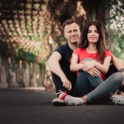 Dimitri Ilkov - Couple's outdoor portrait, Dimitri Ilkov, photographer Edmonton