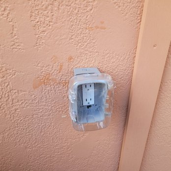 Erickson Plumbing, Heating, Air, Electrical - New outdoor power outlet - Plumbing Near Me - Blaine, Minnesota