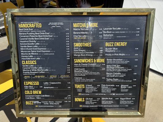 Menu photo 1 Better Buzz Coffee Bonita Bonita, CA Menu photo 1 Better Buzz Coffee Bonita Bonita, CA