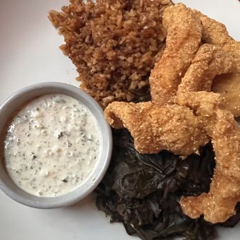 Husk - Catfish, dirty rice, collard greens. - American Near Me - Charleston, South Carolina