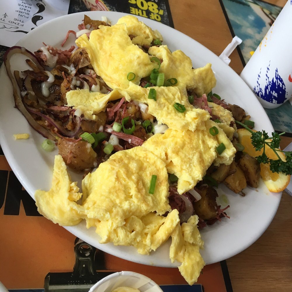 Beach Break Cafe - Corned beef hash - Breakfast & Brunch Near Me - Oceanside, California Beach Break Cafe - Corned beef hash - Breakfast & Brunch Near Me - Oceanside, California
