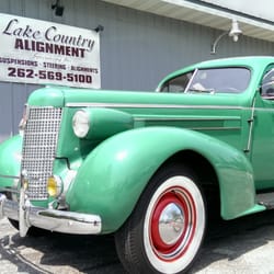 Lake Country Alignment - 37 Oldsmobile looking so clean