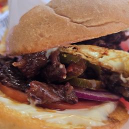 Bulgogi burger. Nice and messy Bulgogi burger. Nice and messy