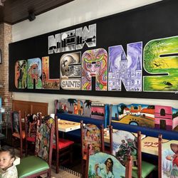 El Paso Mexican Grill - New Orleans Wall Art!! So cool!