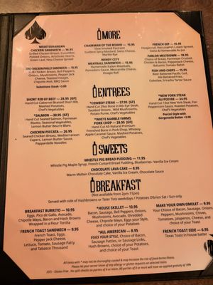 Menu photo 3 The Parlor Reno, NV