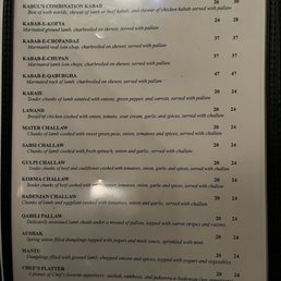 Menu as of November 2025 I recommend the Combination : Lamb and Steak Menu as of November 2025 I recommend the Combination : Lamb and Steak