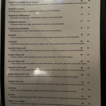 Kabul Afghan Cuisine - Menu as of November 2025 I recommend the Combination : Lamb and Steak - Afghan Near Me - Sunnyvale, California Kabul Afghan Cuisine - Menu as of November 2025 I recommend the Combination : Lamb and Steak - Afghan Near Me - Sunnyvale, California