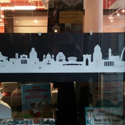 The American Institute of Architects Bookstore - Unique "skyline" of many landmarks in STLMO, suitable for framing; or buy as a greeting card!