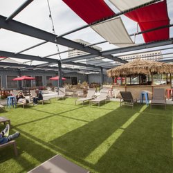 Watersavers Turf - Artificial turf in a commercial setting.