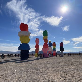 Seven Magic Mountains - Public Art Near Me - Las Vegas, Nevada