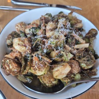 Carnegie Cellars Wine Bar and Kitchen - Brussel sprouts were superb - New American Near Me - Rochester, New York
