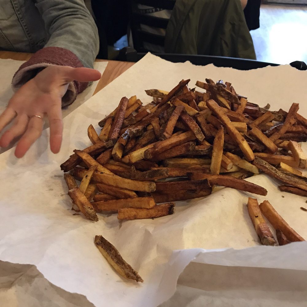 Gorgers Subs - Let's just say the large fries are not small. - Salad Near Me - Ithaca, New York