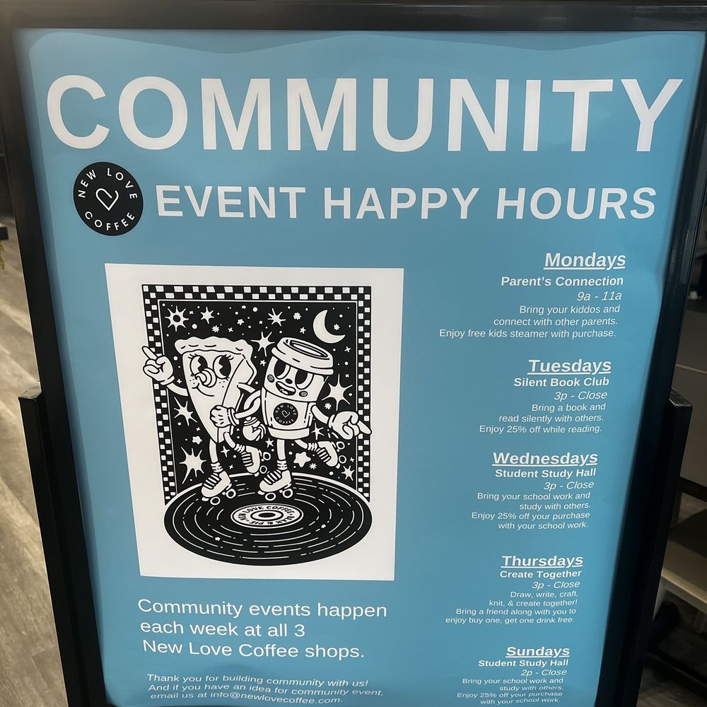 New Love Coffee - Events - Coffee & Tea Near Me - Spokane, Washington