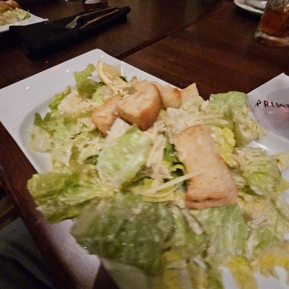Very basic caesar salad.