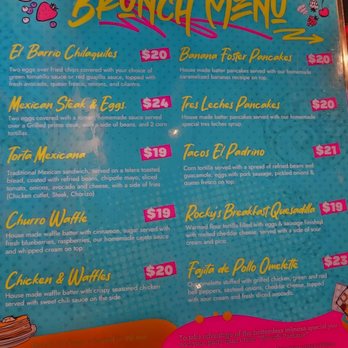 La Cantinita - Brunch Menu - Mexican Near Me - Massapequa Park, New York