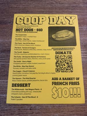Menu photo 2 May Day Burlington, VT