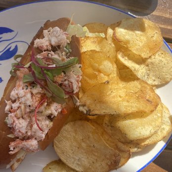 Sam's Anchor Cafe - Smoked lobster roll. Kettle chips ranch style. - Seafood Near Me - Tiburon, California Sam's Anchor Cafe - Smoked lobster roll. Kettle chips ranch style. - Seafood Near Me - Tiburon, California