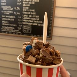 Gifford's Ice Cream - Chocolate and peanut butter with Reese's chunks.
