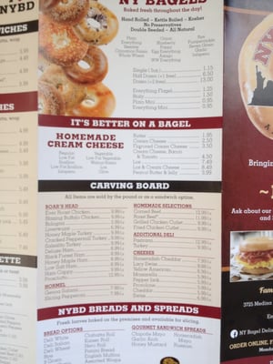 Menu photo 2 NY Bagel Deli Medina, OH Menu photo 2 NY Bagel Deli Medina, OH
