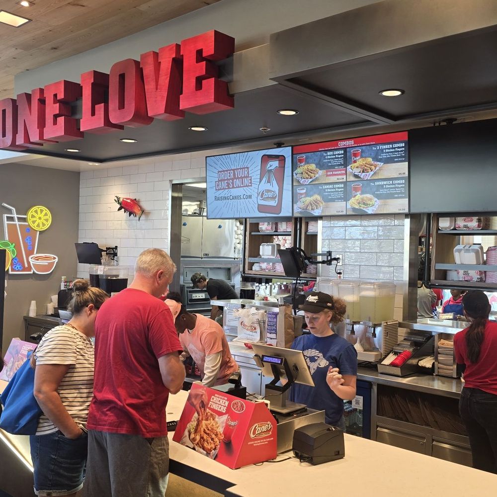 Raising Cane's Chicken Fingers - Inside - Fast Food Near Me - Greendale, Wisconsin Raising Cane's Chicken Fingers - Inside - Fast Food Near Me - Greendale, Wisconsin
