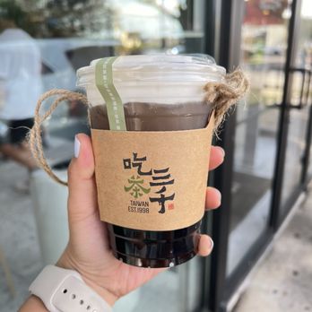 Chicha San Chen - Dong Ding Oolong Tea with Mousse - Bubble Tea Near Me - Austin, Texas