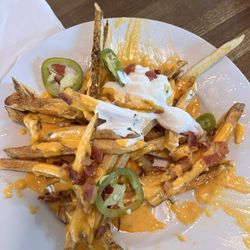 Papa Moon Headquarters Brewing & BBQ - Beer fries appetizers, kids loved