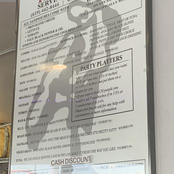 The Grinder - Menu - Delis Near Me - El Cajon, California The Grinder - Menu - Delis Near Me - El Cajon, California