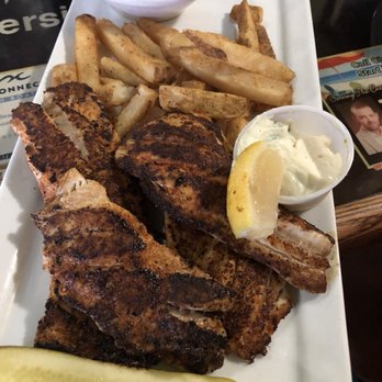 Riverside Cafe - Blackened Snapper (caught by me men!) - Sports Bars Near Me - Vero Beach, Florida Riverside Cafe - Blackened Snapper (caught by me men!) - Sports Bars Near Me - Vero Beach, Florida
