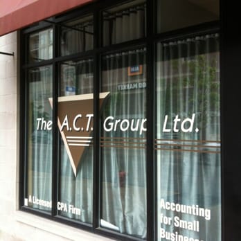 The ACT Group - Front window - Accountants Near Me - Chicago, Illinois