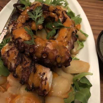 Vidrio - Octopus with Corona beans amazing - Mediterranean Near Me - Raleigh, North Carolina Vidrio - Octopus with Corona beans amazing - Mediterranean Near Me - Raleigh, North Carolina