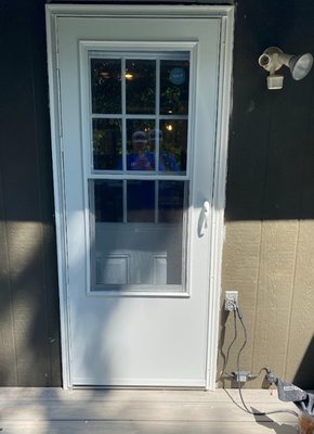 Two Doors Down – Entry Upgrade for Resale Value - This homeowner was prepping to list their house and needed quality upgrades that would boost curb appeal and property value. We replaced two entry doors and waterproofed both with the ZIP System Stretch Tape for a clean, sealed finish—ready to impress on the market. Two Doors Down – Entry Upgrade for Resale Value - This homeowner was prepping to list their house and needed quality upgrades that would boost curb appeal and property value. We replaced two entry doors and waterproofed both with the ZIP System Stretch Tape for a clean, sealed finish—ready to impress on the market.