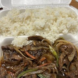 S26. Mongolian Beef Lunch Special