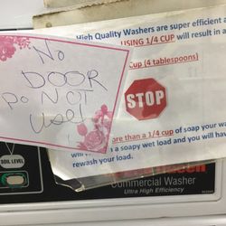Brite Whites Laundromat - Out of order