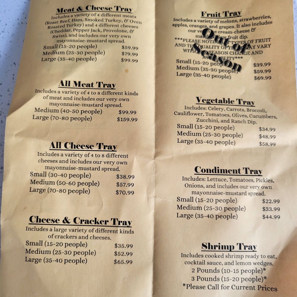 Bowman's - Deli menu - Grocery Near Me - Kaysville, Utah Bowman's - Deli menu - Grocery Near Me - Kaysville, Utah
