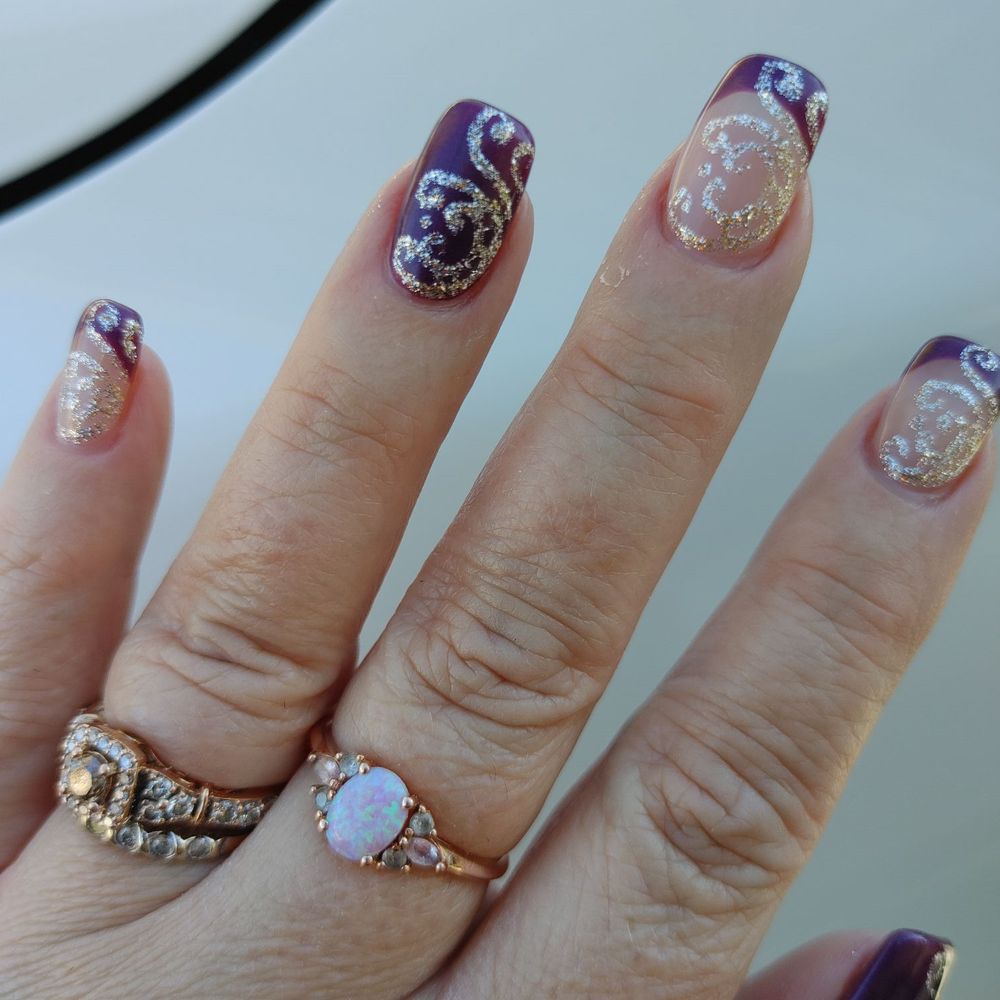 Elite Nails - Jade is amazing!! Beautiful Valentine design. Make an appointment, you will not be disappointed! - Nail Salons Near Me - Scottsdale, Arizona Elite Nails - Jade is amazing!! Beautiful Valentine design. Make an appointment, you will not be disappointed! - Nail Salons Near Me - Scottsdale, Arizona