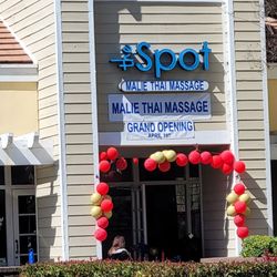 Malie Thai Massage - Front entrance. Grand opening