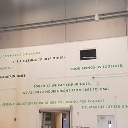 The wall of encouraging quotations in the waiting room!