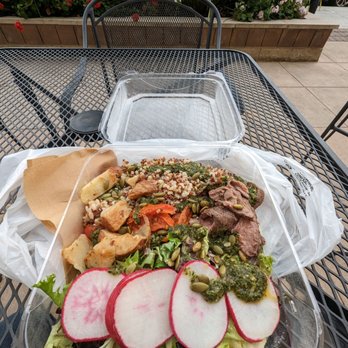 Vitality Bowls - Chimichurri steak and roasted potatoes bowl. AMAZING. - Juice Bars & Smoothies Near Me - Cupertino, California Vitality Bowls - Chimichurri steak and roasted potatoes bowl. AMAZING. - Juice Bars & Smoothies Near Me - Cupertino, California