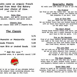 Menu April 2017 Menu April 2017