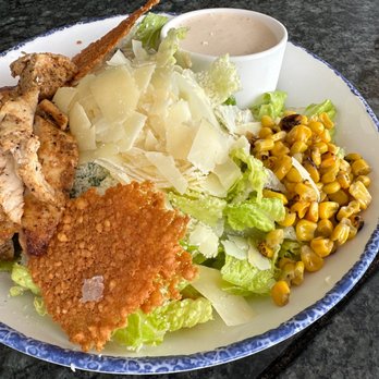 Playa Beach Bar & Grill - Street corn ceasar w/ grilled chicken. Delish! - Tex-Mex Near Me - Hollywood, Florida Playa Beach Bar & Grill - Street corn ceasar w/ grilled chicken. Delish! - Tex-Mex Near Me - Hollywood, Florida