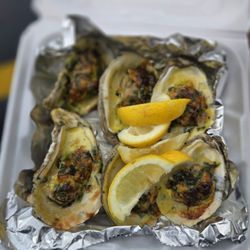 Harbor Inn Cajun Seafood - THE OYSTER ROCKEFELLER TO GO WAS FIRST ON MY TO DO LIST